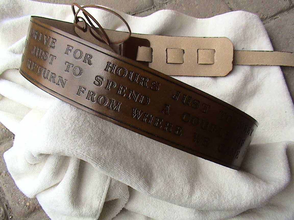 LMN Custom Leather Adjustable Guitar Strap Religious Bible