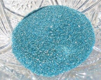 Real German GLASS GLITTER Sapphire 1 Ounce 90 Grit