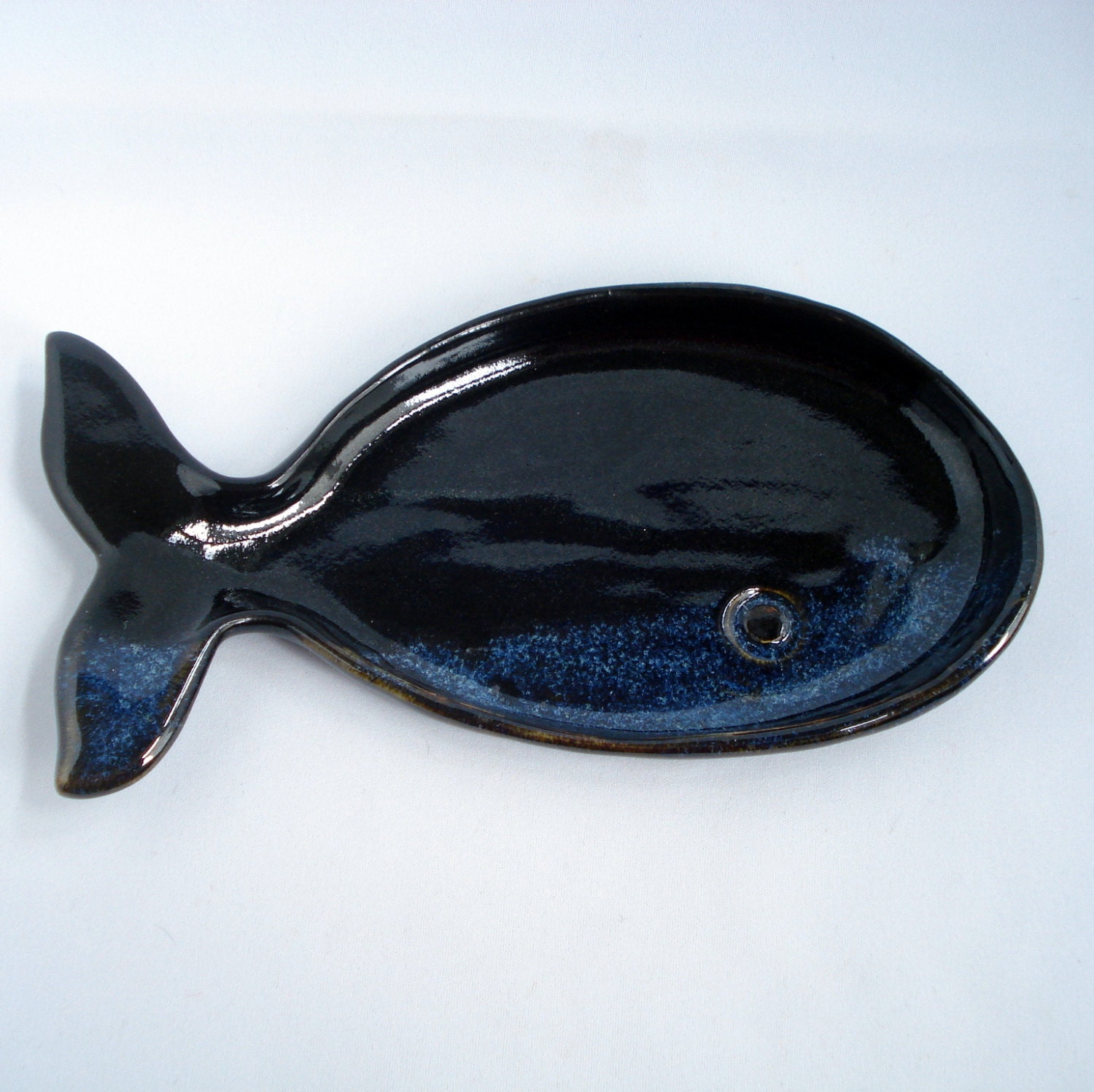 Whale spoon rest plate Made to order