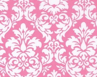 Fat Quarter - Dandy Damask Candy Pink Fabric By Michael Miller CX3095-CAND-D