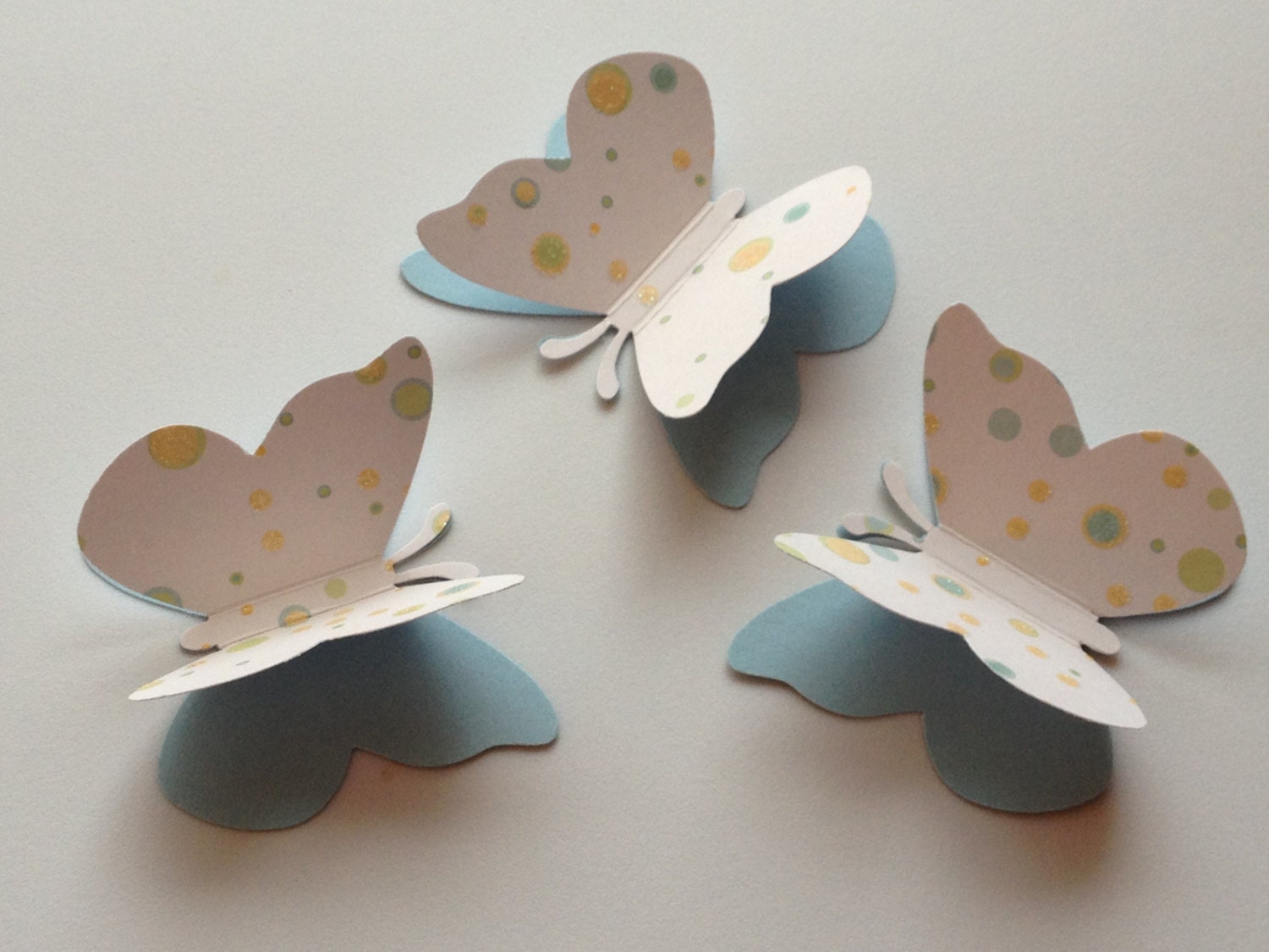 3D Butterflies Cardstock Die Cuts Scrapbooking by CraftStuffDepot