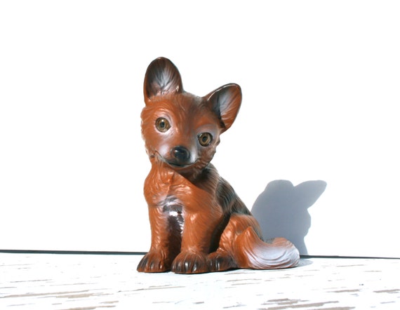 plastic fox garden ornament