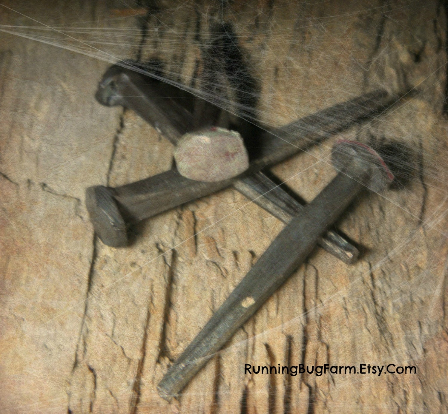 Black Iron Coffin Nails Square Nails Spooky Primitive Pagan