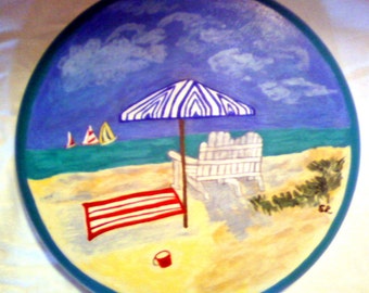 Hand painted Kitchen Bar Stools, Hand painted Furniture by Clearly Susan