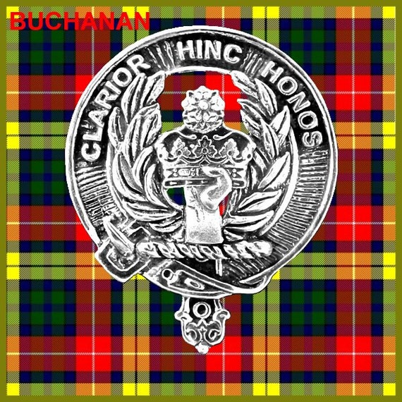 Buchanan Clan Crest Scottish Cap Badge CB02 | Etsy