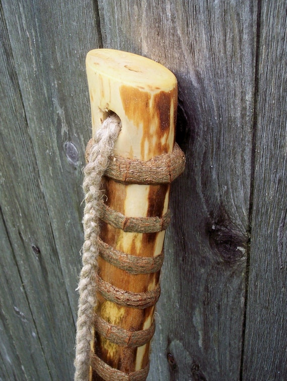 Natural finish Walking stick Maine Maple Wooden Hiking staff