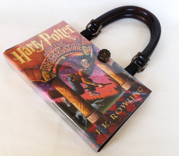 Harry Potter and the Sorcerer's Stone Recycled Book Purse