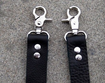 33" Black Leather Purse Strap, Replacement Strap, Shoulder Strap