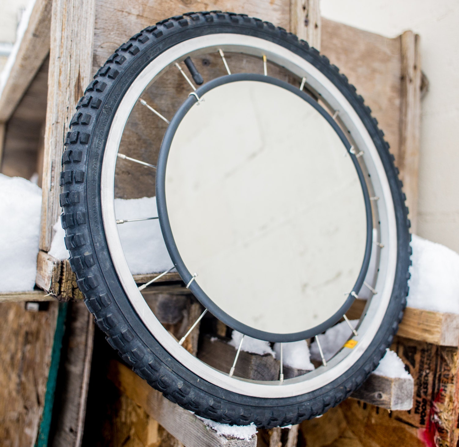 bike wheel mirror