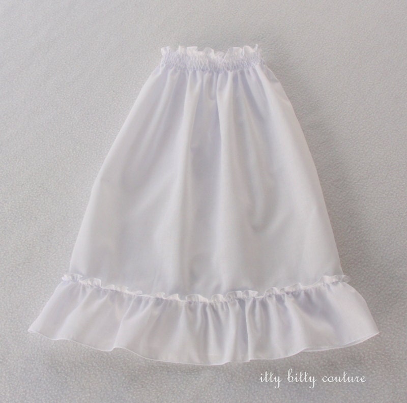 white tutu slip baby ivory tutu slip child handmade petticoat