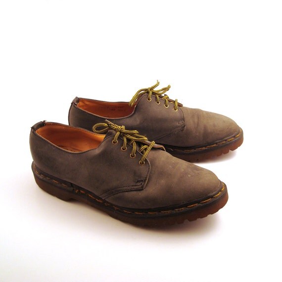 distressed leather oxfords