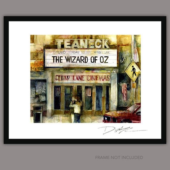 Wizard of Oz Cedar Lane Theater Teaneck NJ by dfrdesign on Etsy