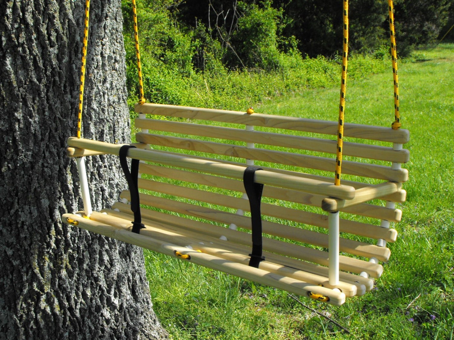Rope tree swing for two / toddlers / children / twin gift
