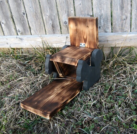 Garden Decor Squirrel Feeder Outdoor by CountryByTheBumpkins Garden Decor Squirrel Feeder Outdoor by