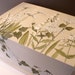 Painted Nature Box Custom Made Furniture Woodland Botanical Garden Storage Laurie Rohner