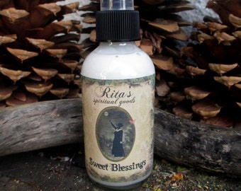 Rita's Sweet Blessings Spiritual Mist Spray - Give Gratitude for Life's Blessings, Draw in Sweetness, Abundance, Happiness - Pagan, Hoodoo