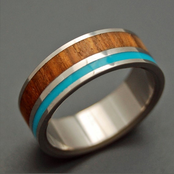 Wooden wedding rings mens