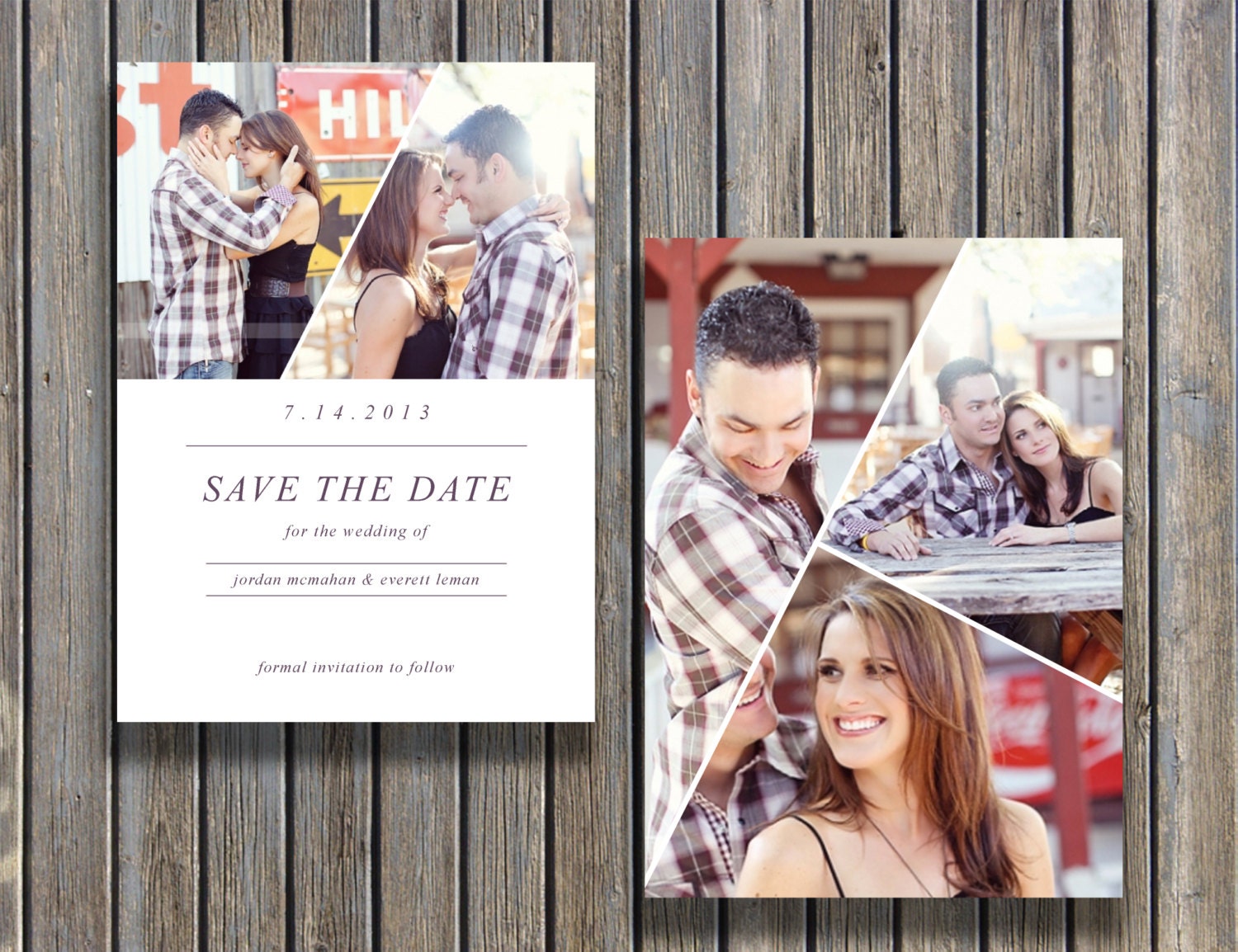 Download Save the Date Template for Photographers and Photoshop Users