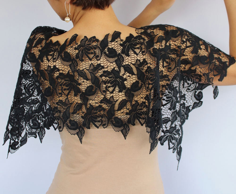 lace shoulder wrap