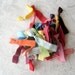 Grab Bag -- 41 Elastic Hair Ties -- Rainbow -- Anthropologie Inspired -- Stretch Bracelet
