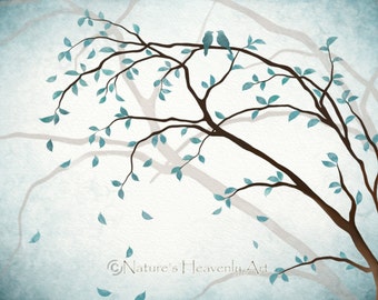 Tree Branch Wall Art bird wall art | etsy Tree Branch Wall Art bird wall art | etsy