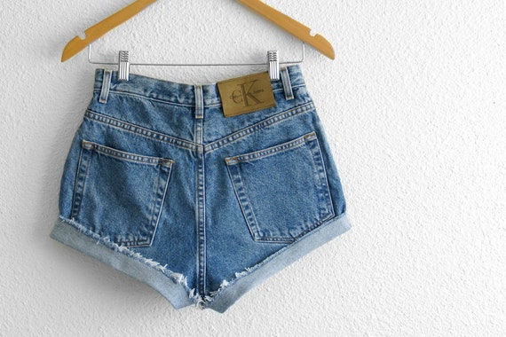 calvin klein high waisted shorts