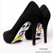 Custom hand painted Mickey Mouse and Minnie Mouse Pumps