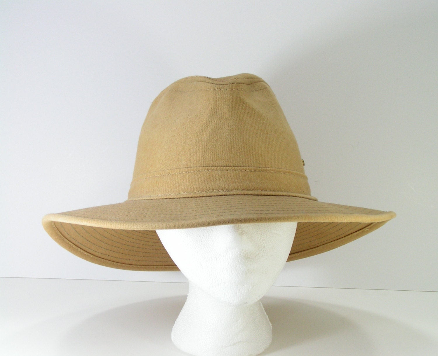 minnetonka safari hat mens 7 1 /4 large tan fishing outback