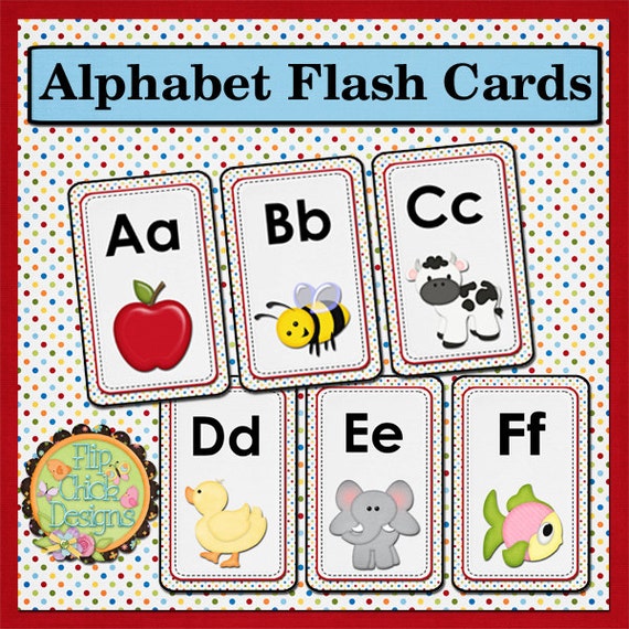 Printable Alphabet Flash Cards