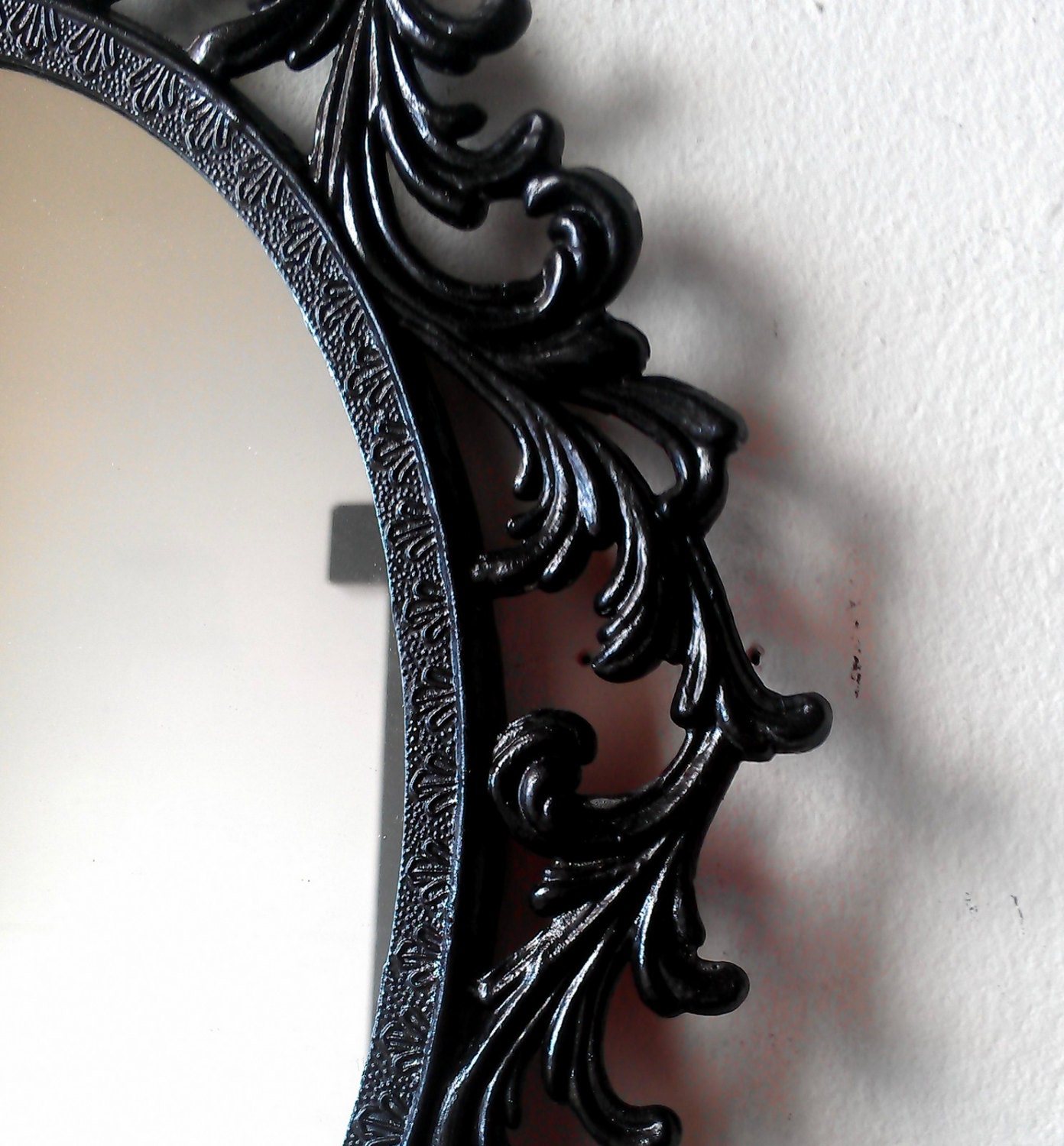 Victorian Gothic Black Mirror Small Wall Decor Home 