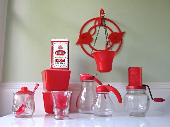 Vintage Red Kitchen Collection