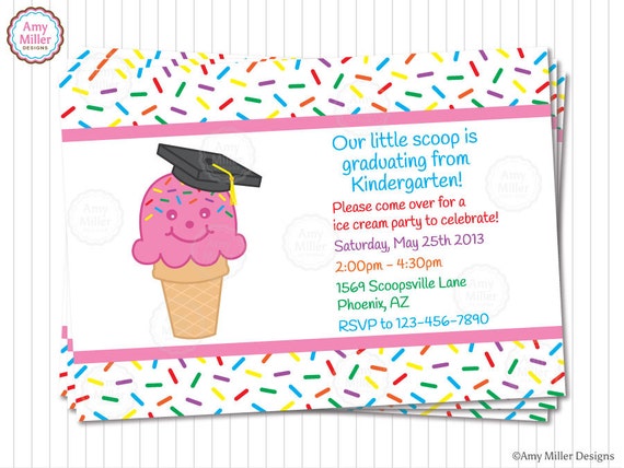 preschool or kindergarten graduation diy printable custom