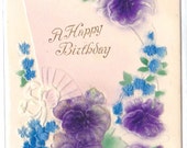 Vintage Birthday Postcard Early 1900's (fpc316)