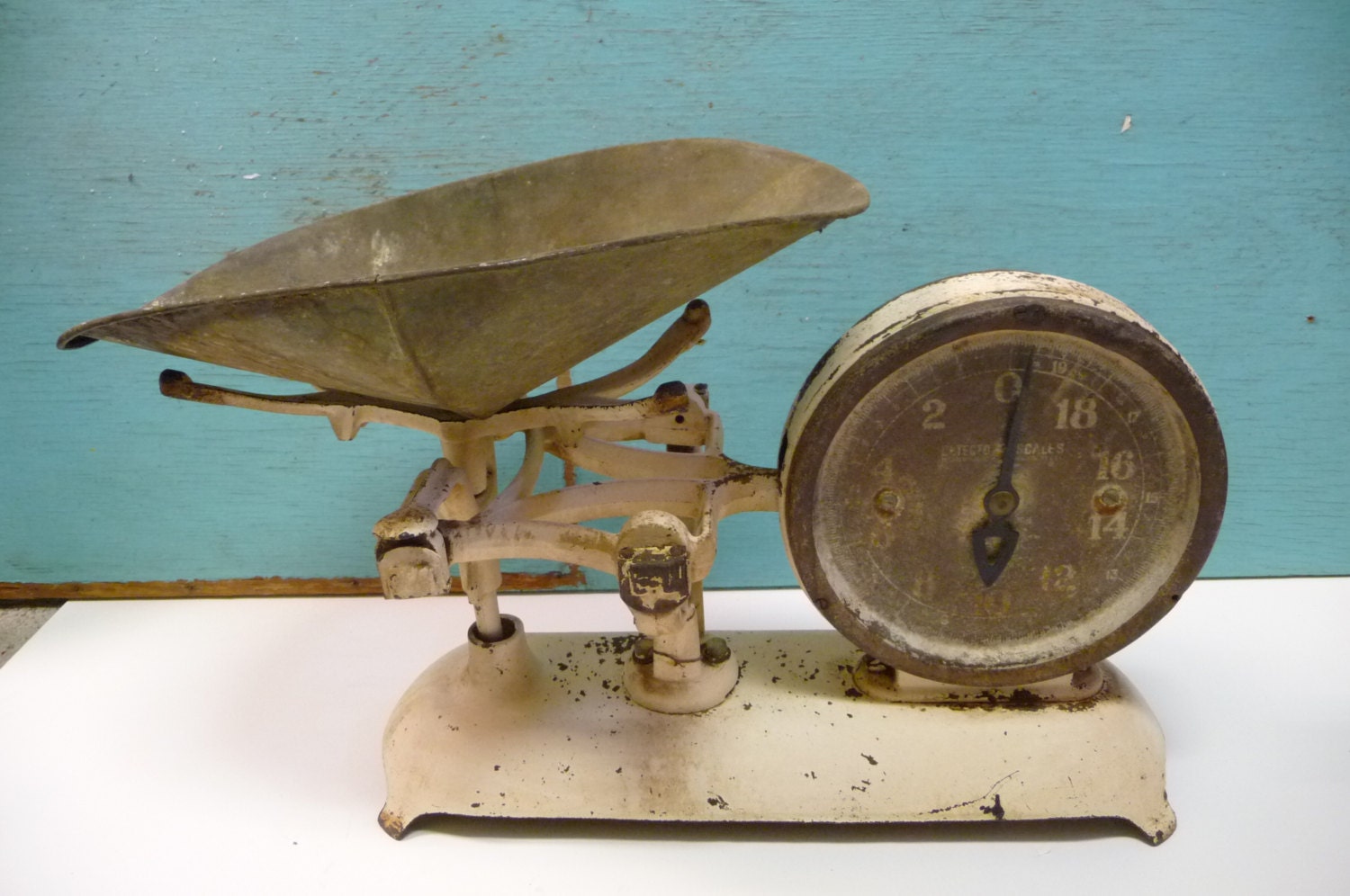Antique Balance Scale Detecto double sided 20 lb. Merchant