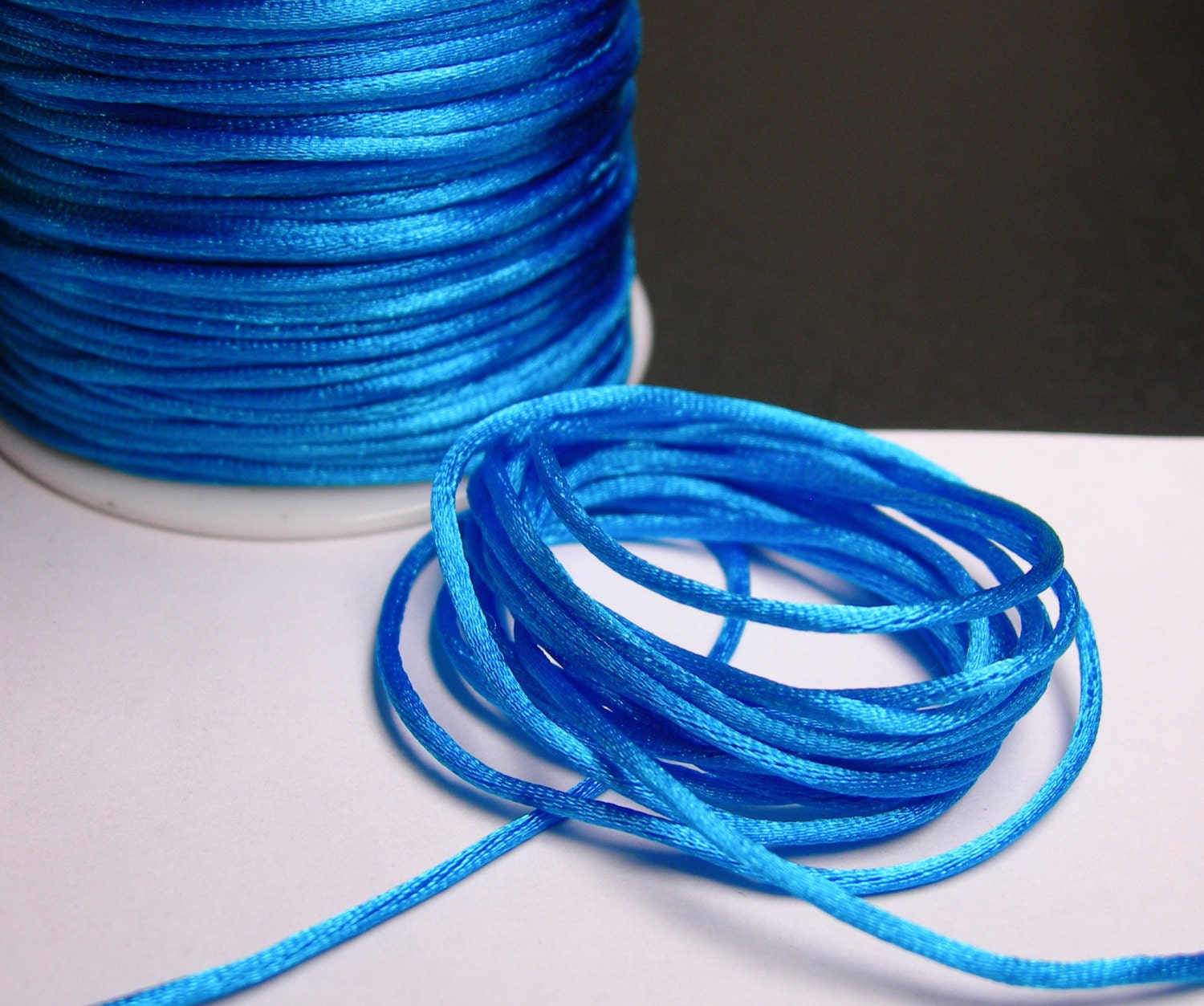 Satin Rattail Cord knotting/beading cord 1.5mm 65 meter
