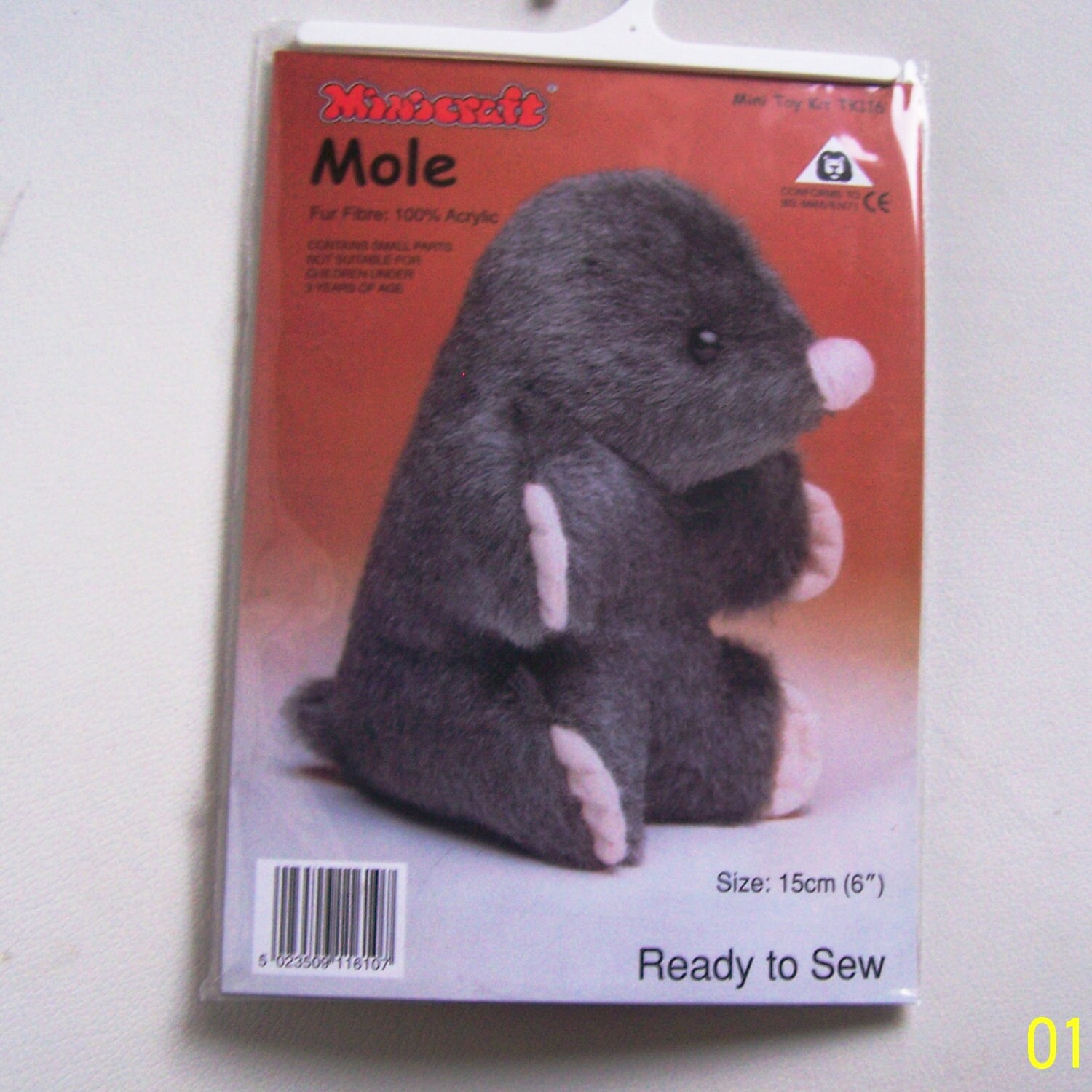 stuffed animal mole pattern