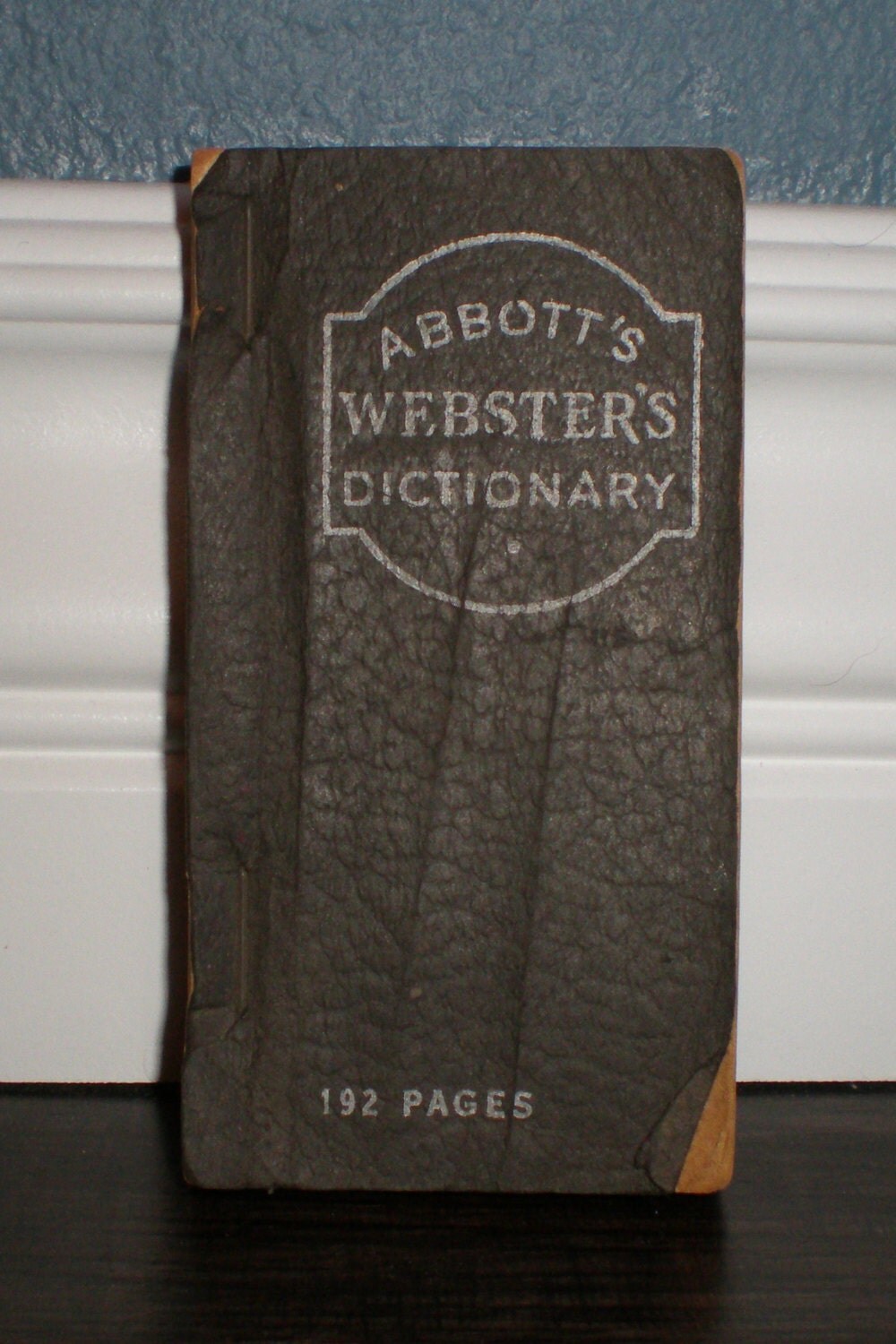 Rare Antique ABBOTT'S WEBSTER'S DICTIONARY From