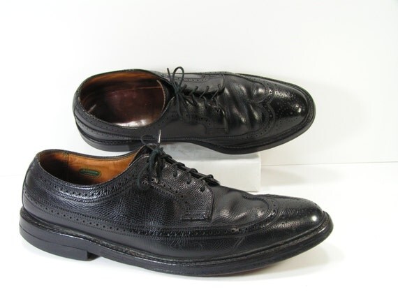 florsheim imperial wingtip dress shoes mens 11 D C black