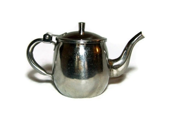 Vintage Stainless Steel Teapot 5