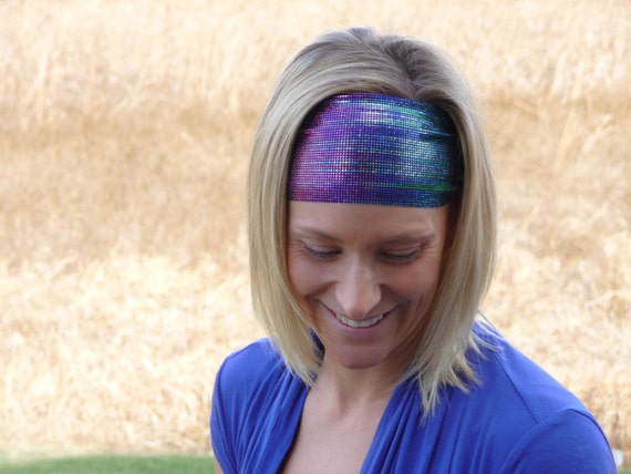 Multi-Colored Sparkly Stretch Headband