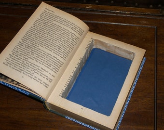 Hollowed Book Safes - Beautifully Patterned - Vintage Book - Hollow Book Stash