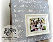 Sister Gift, Bridesmaid Gift, Best Friend Gift, Maid of Honor Gift, Personalized Picture Frame 16x16 BEST FRIENDS Sister Gift, Bridesmaid Gift, Best Friend Gift, Maid of Honor Gift, Personalized Picture Frame 16x16 BEST FRIENDS
