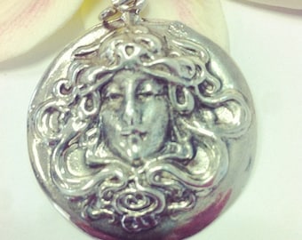 Meduza Mythology Sterling Silver 925 Pendant