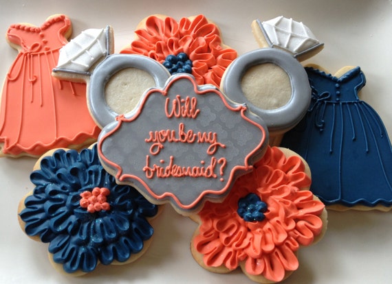 Will You Be My Bridesmaid Sugar Cookie Collection