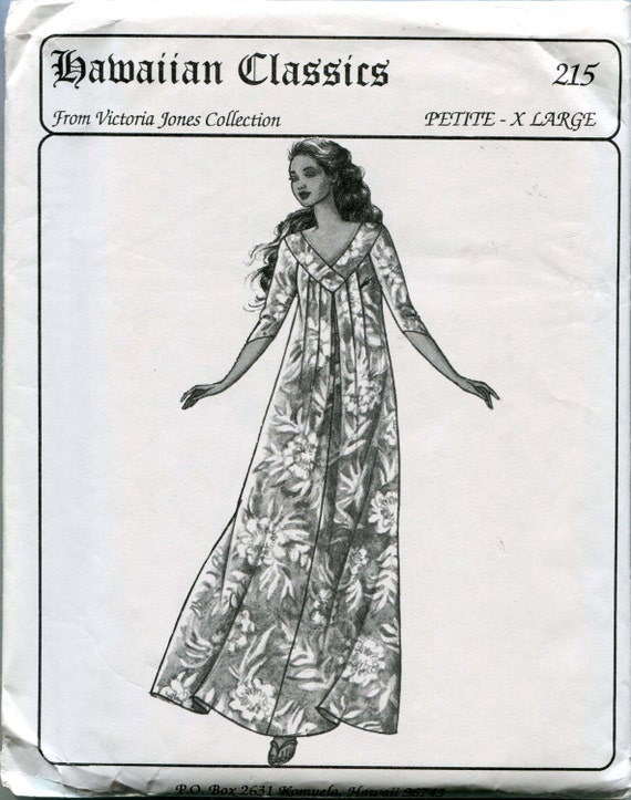 Victoria Jones Collection Hawaiian Classics Sewing Pattern 215