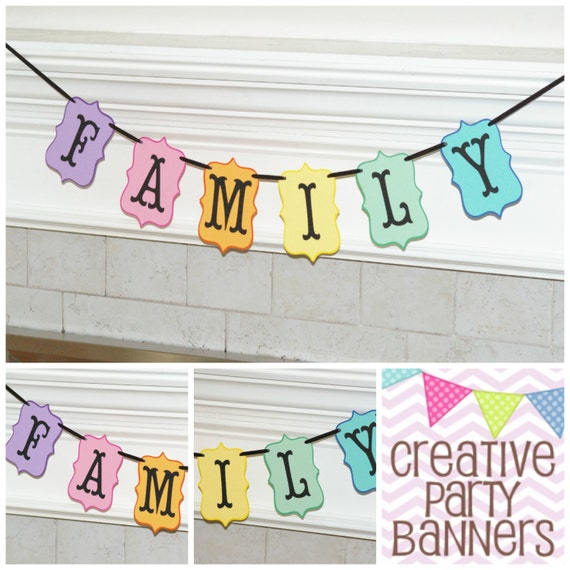  FAMILY  banner  great for a family  reunion family  photo etc 