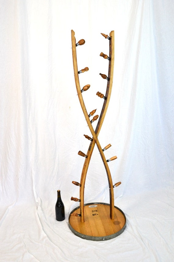 Items similar to Wine Bottle Stopper Holder Made from Retired Napa Wine