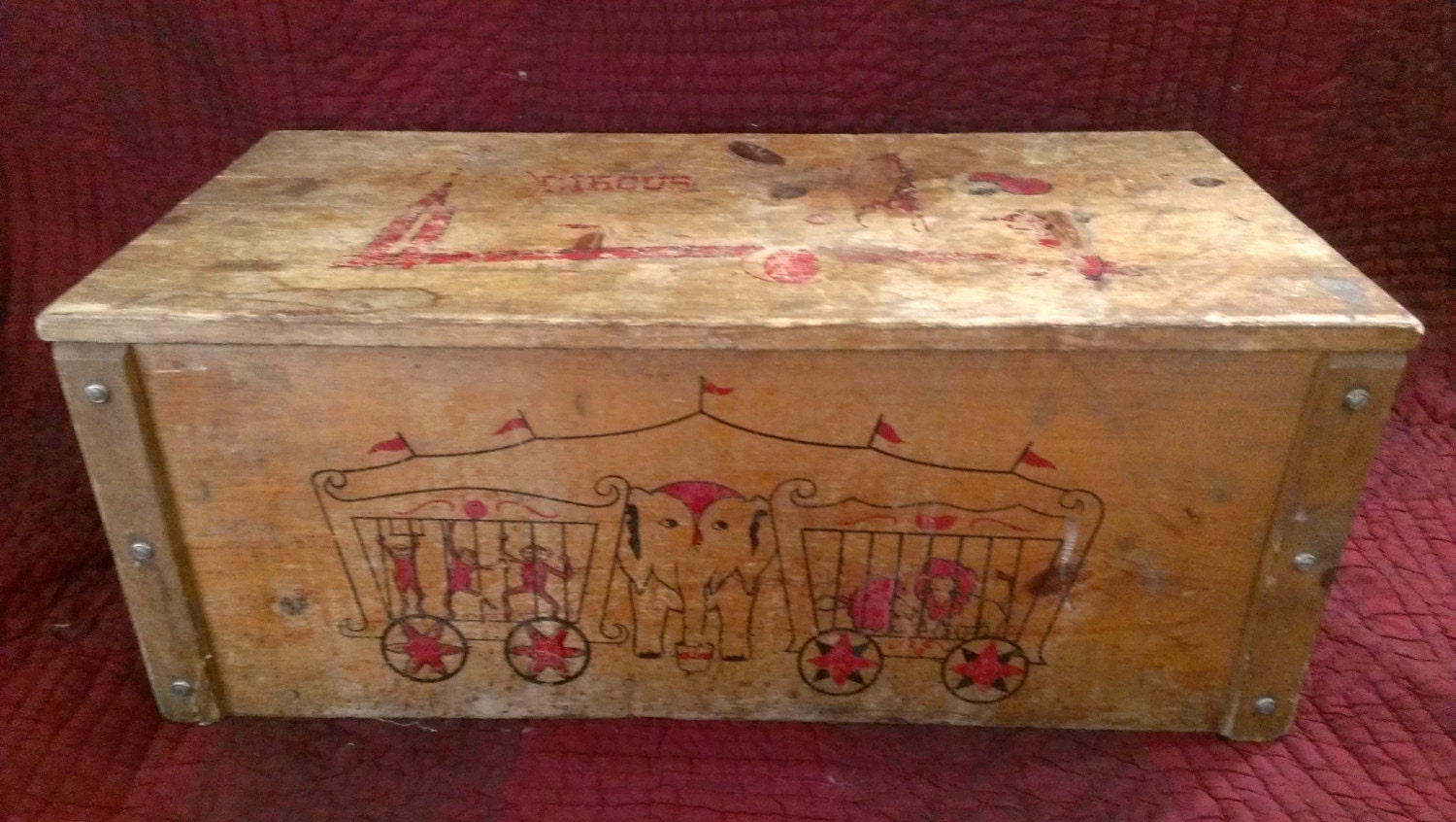 antique doll box