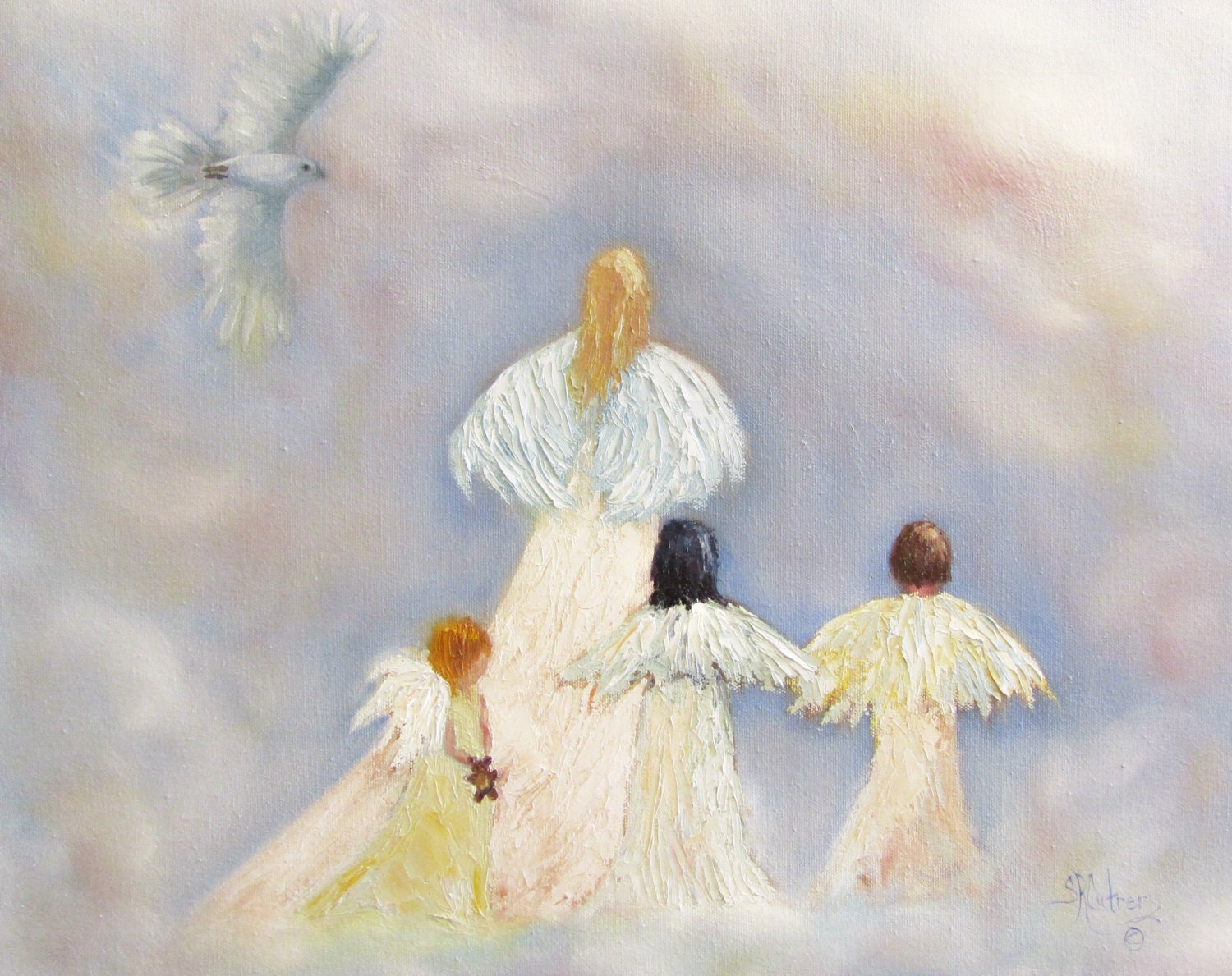 Танцующие ангелы картина