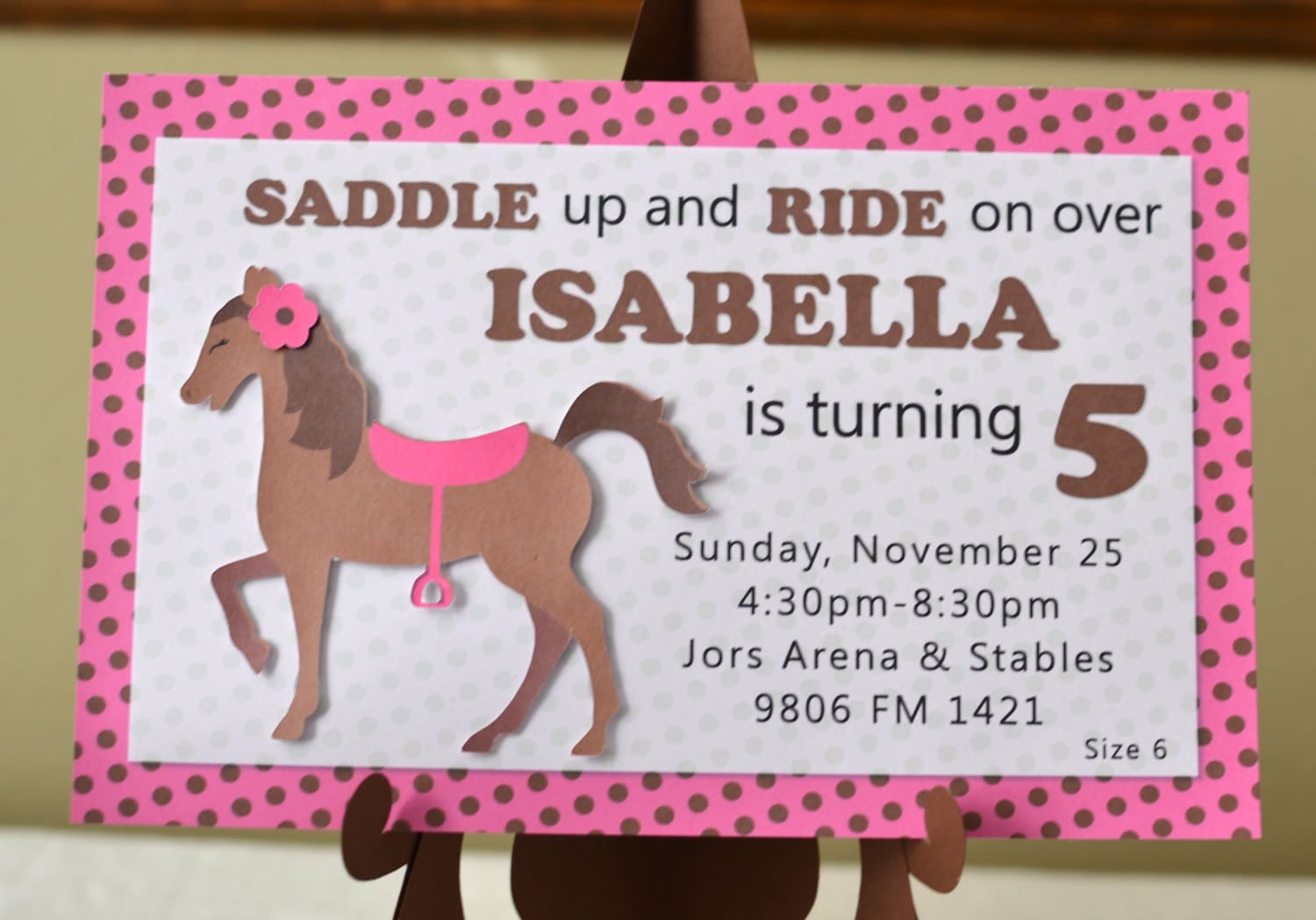 Horse Birthday Invitations 9